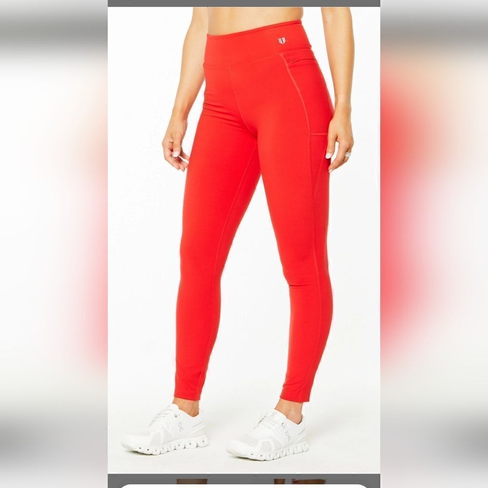 Eleven Racer 7/8 Legging Candy Red NWT Size Large